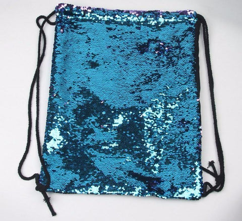 Double Color Sequins Drawstring Bag