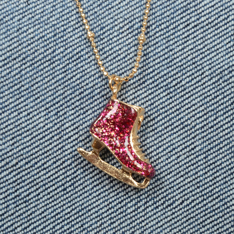Skate Shoes Pendant Vintage Necklace
