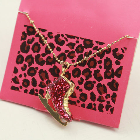 Skate Shoes Pendant Vintage Necklace