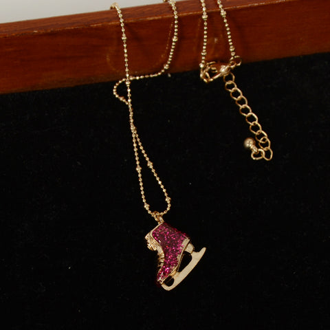 Skate Shoes Pendant Vintage Necklace