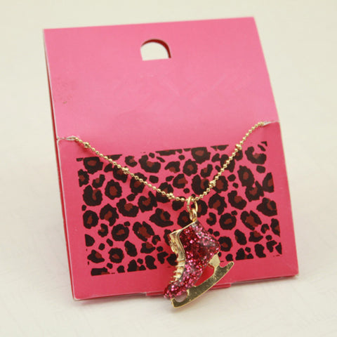 Skate Shoes Pendant Vintage Necklace