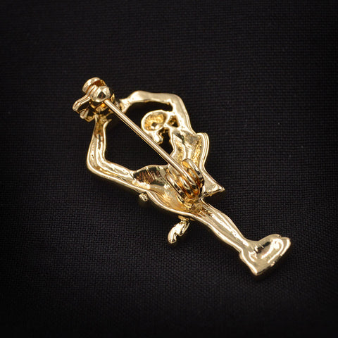 Skating Women Brooches