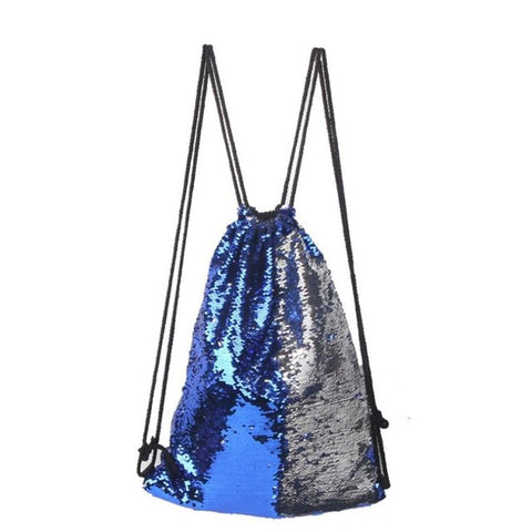 Double Color Sequins Drawstring Bag